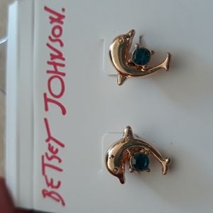 2x*Host Pick*Betsey Johnson dolphin earrings